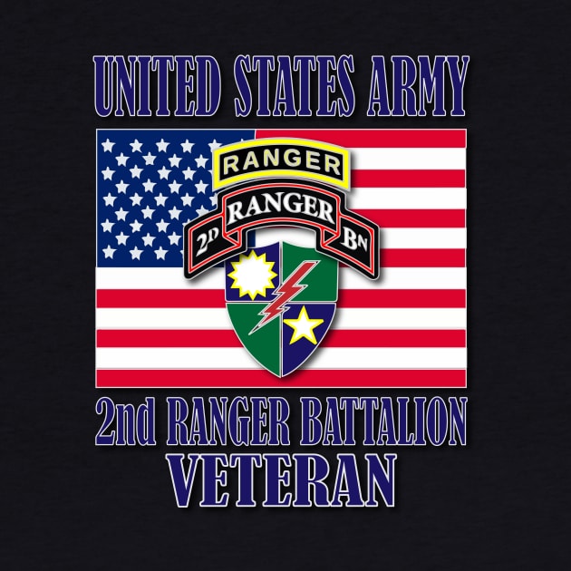 2nd Ranger Battalion- Veteran by Relaxed Lifestyle Products